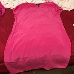 Lauren Ralph Lauren pink silk shirt dress